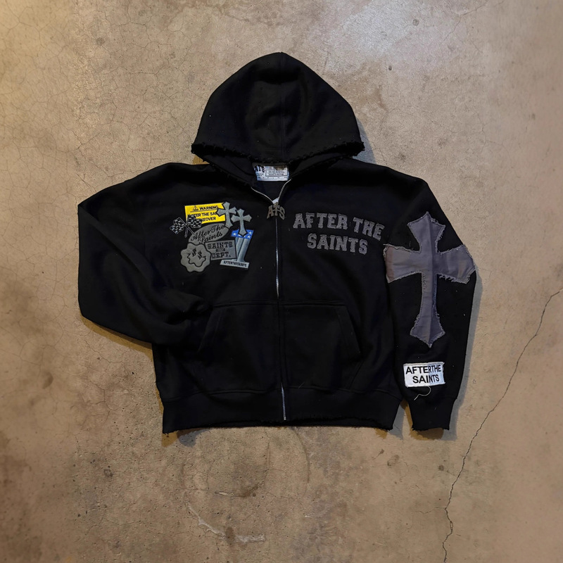 European and American Cross-Border New Autumn Y2K Suit American Loose Hoodie Jacket Sweatshirt Casual Straight Pants in Stock