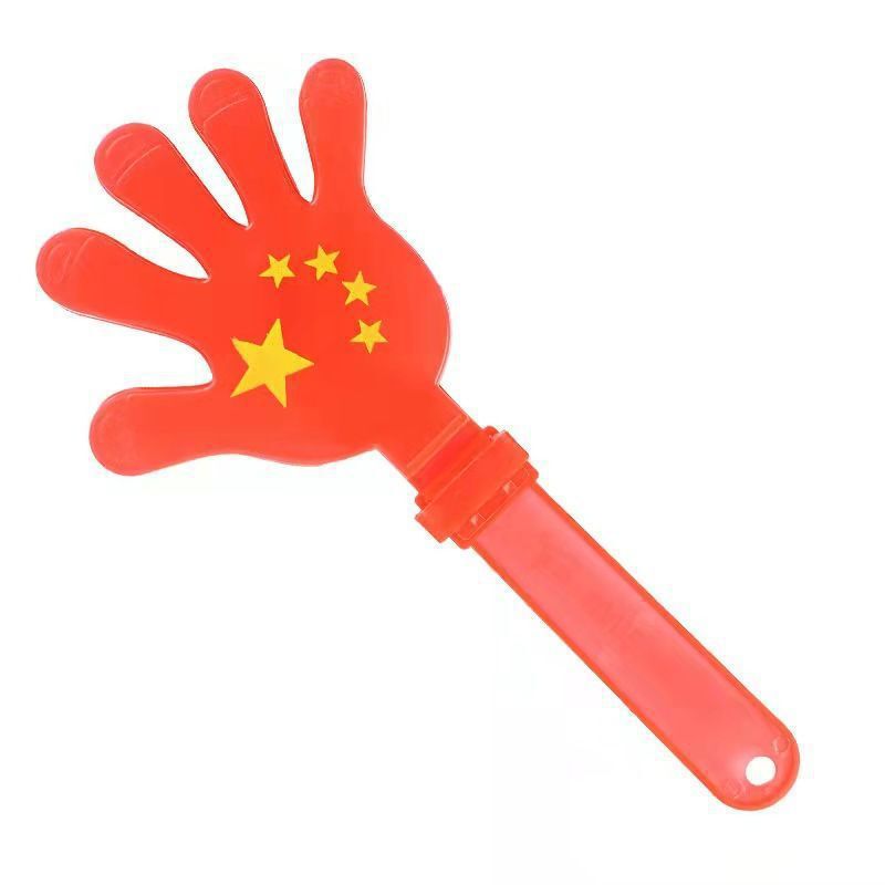 五星红旗拍拍手国庆十一鼓掌发光手掌拍运动会演唱会荧光气氛道具|undefined