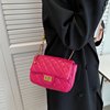 Tide, chain, small bag, advanced shoulder bag, chain bag, trend of season, high-quality style