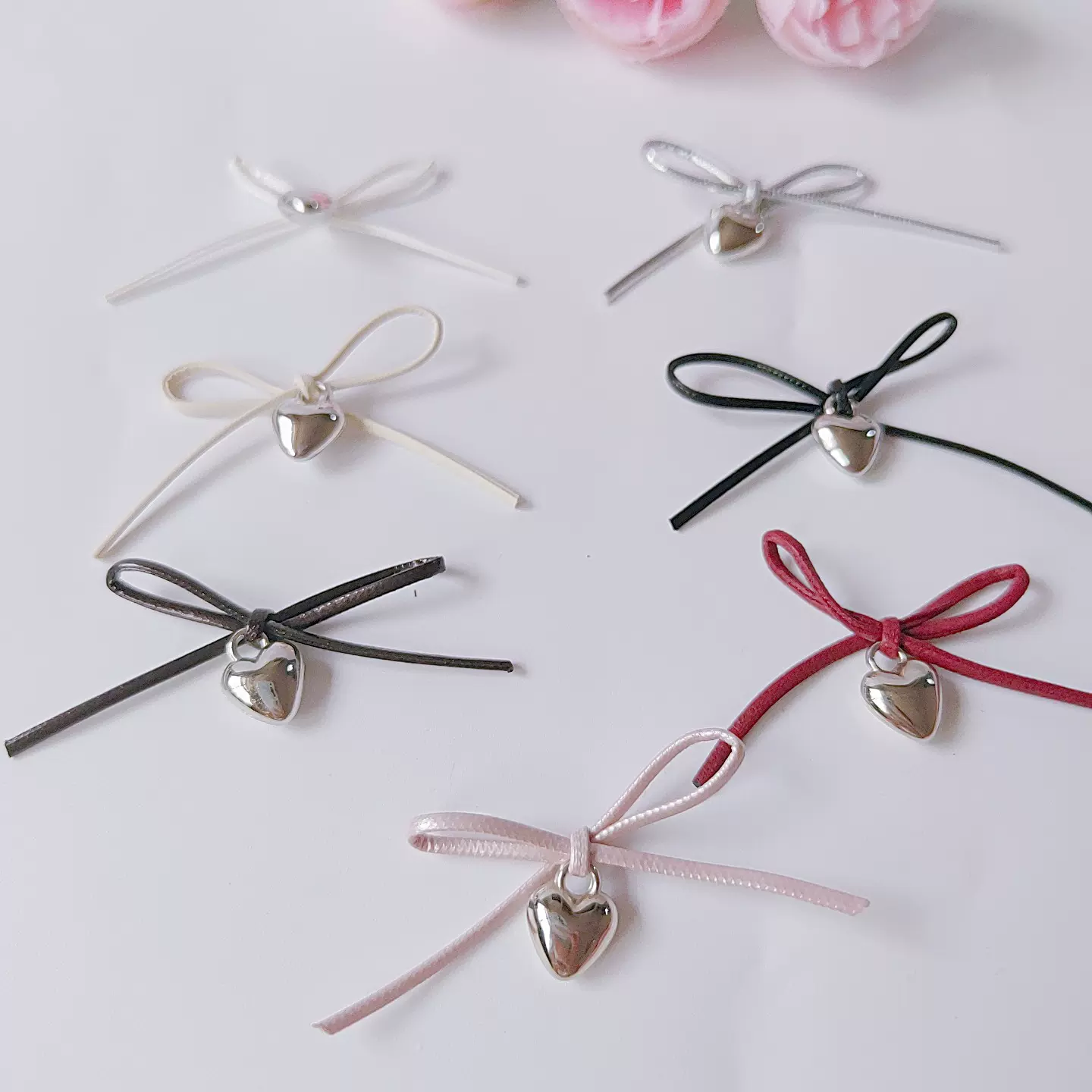 pu皮银色绑带蝴蝶结 diy饰品配件手工鞋帽袜服装蝴蝶结辅料批发