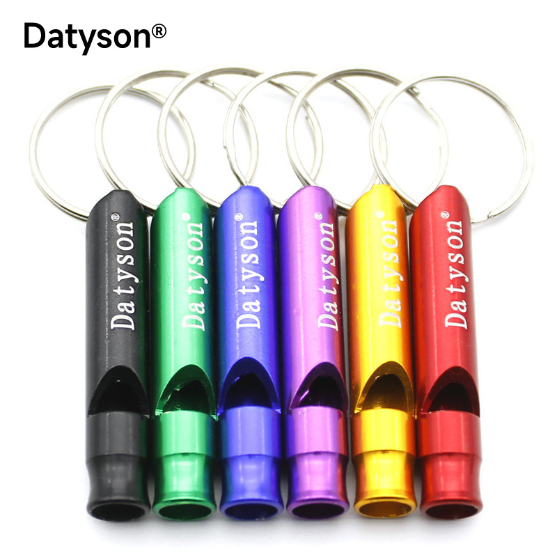 Datyson All-Metal Whistle Aluminum Alloy Whistle Life-Saving Whistle Outdoor Survival Whistle 3Z0010 Red Whistle