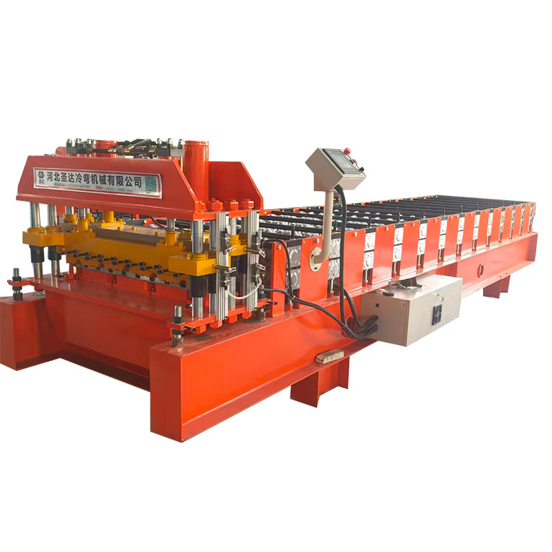 Manufacturer Customized Tile Press Machine for Color Steel 760 Glazed Tiles, Cold Bending Forming Machine, Fully Automatic Glazed Tile Press Machine