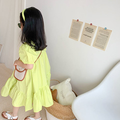 Children's Large Skirt Dress Summer Girl Sweet Dress Kids Dress 3-8 Years Old Children's Clothing One-Time Shipping