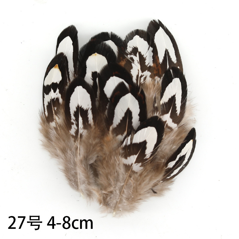 Fábrica al por mayor de bricolaje plumas pequeñas plumas naturales plumas de pollo salvaje plumas de pato jardín de infantes joyas hechas a mano gato divertido material de captura de sueños
