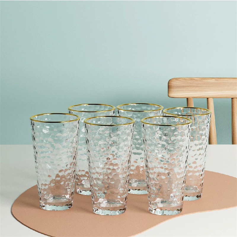 Г Glassware в японском стиле Phnom Penh Hammer Grape, высокоценное стекло, стойкое к нагреванию, стакан для воды, чашка для напитков из сока