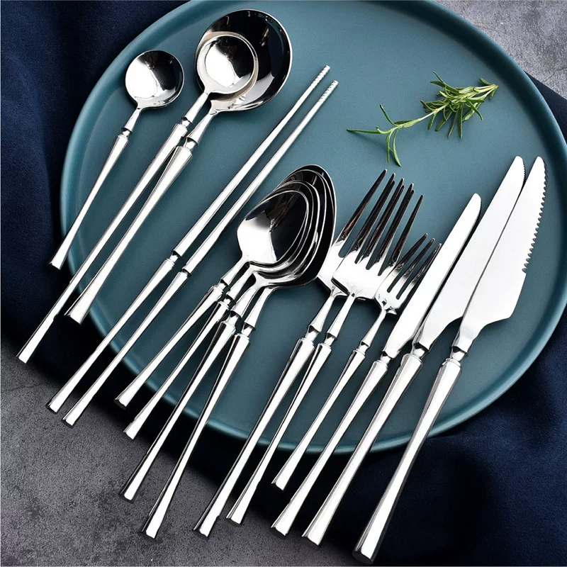 Retro tableware stainless steel, coffee dessert fruit fork