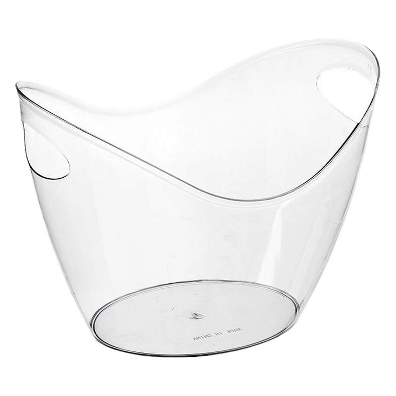 Высокое выглядящий ведро льда домашнее пиво шампанское красное вино Открытый Пикник корзина для хранения фруктов прозрачное ведро льда большой емкости