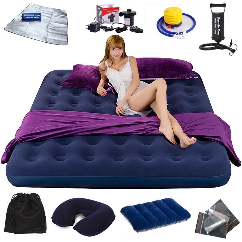 双人家用充气床打地铺气垫床单人睡垫户外帐篷充气床垫午休折叠床