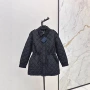 三角深圳中长款字母棉服