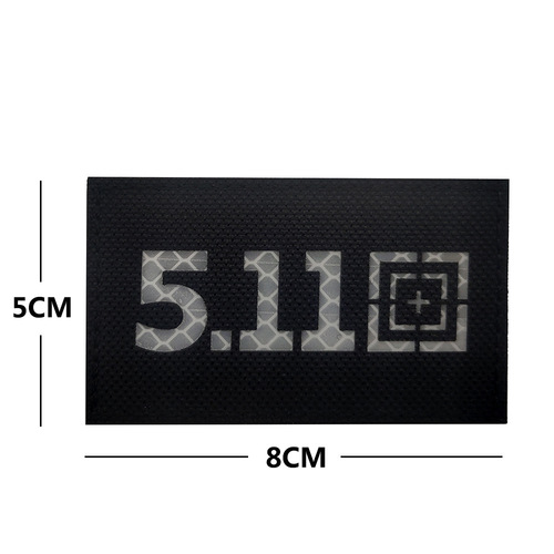 Tai Feng Carbon Fiber Version Reflective IR Fabric 511 Armband Velcro Backpack Sticker Morale Badge Night Identification Badge Patch