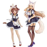 Фигурка Cat Niang Nekopara шоколад и ваниль, 20–22 см, в цветной коробке