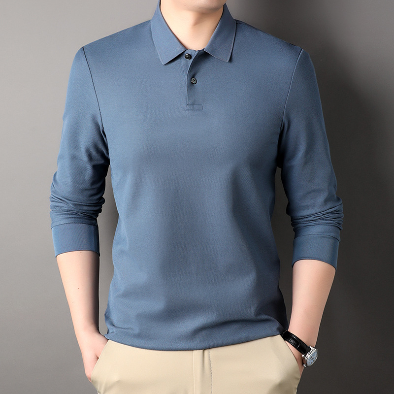Autumn solid color polo