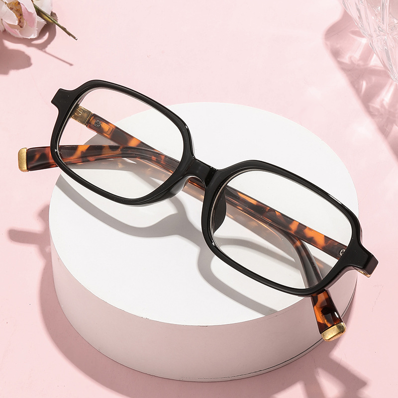 Anti-luz azul gafas de edad transfronterizas gafas de marco de cuadros de hombres y mujeres de moda universal de mediana edad gafas de edad