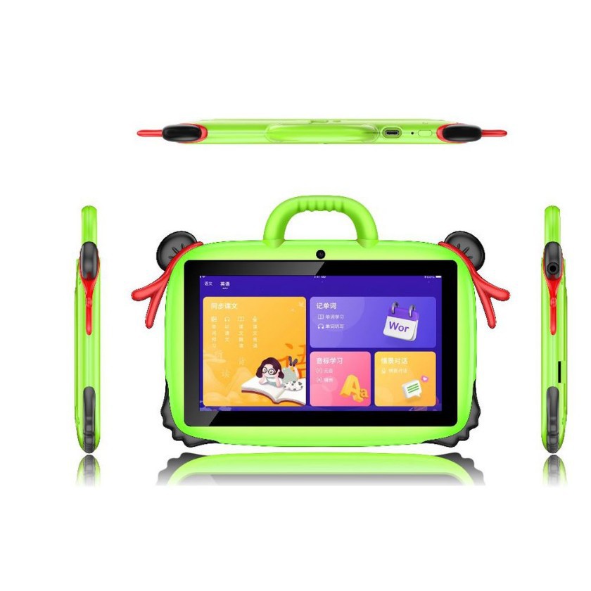 Cross-Border New Product Q8 Android Smart Children's Tablet Anti-Fall Wifi Version Bluetooth Cross-Border Dropshipping Wholesale Direct Supply