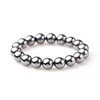 Magnetic organic beaded bracelet