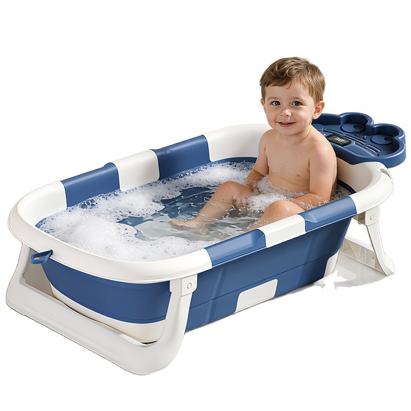 bañera de bebés sensible a la temperatura bañera de bebés triple plegable bañera de recién nacidos bañera de bebés portátil bañera de bebés