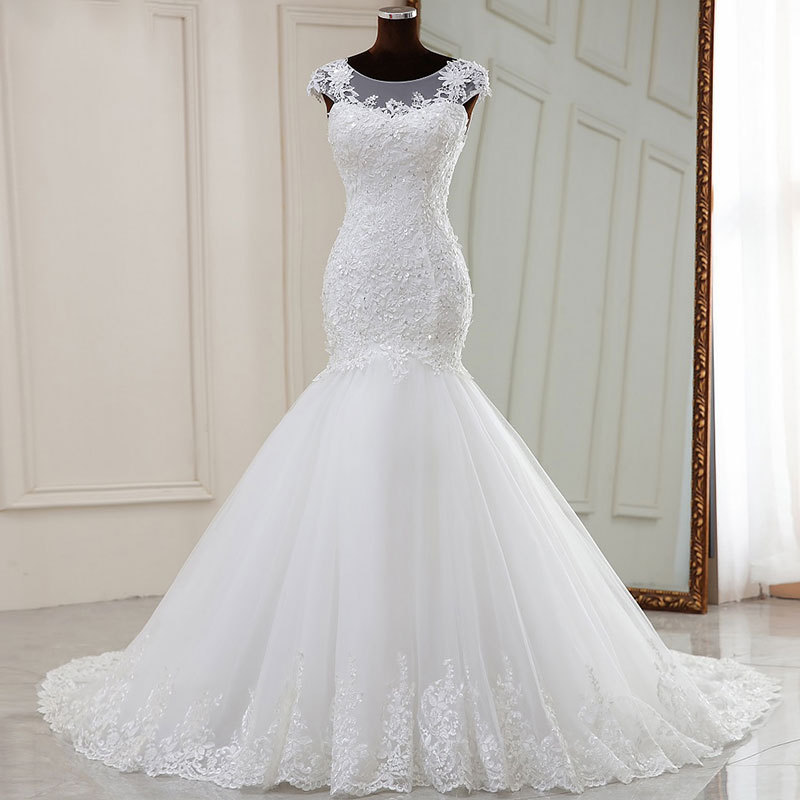 2022 Chinese-style long wedding dress la...