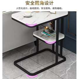 沙发边几轻奢方几客厅沙发边柜侧边柜小桌子可移动角几迷你小茶几