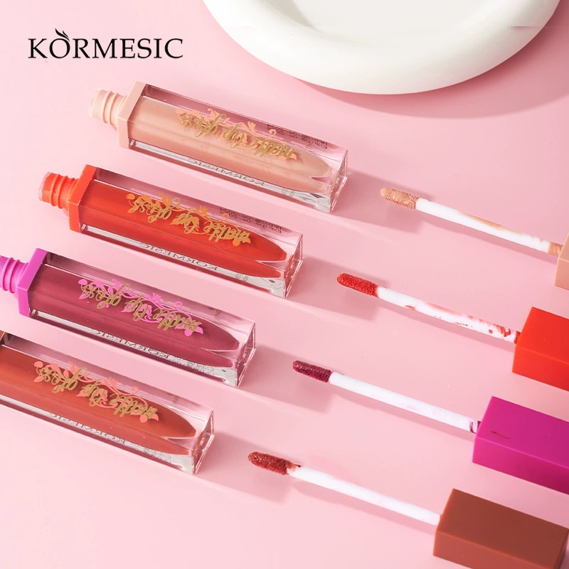 KORMESIC (Торговля через границу), матовый бальзам для губ, блеск для губ, английский, оптом