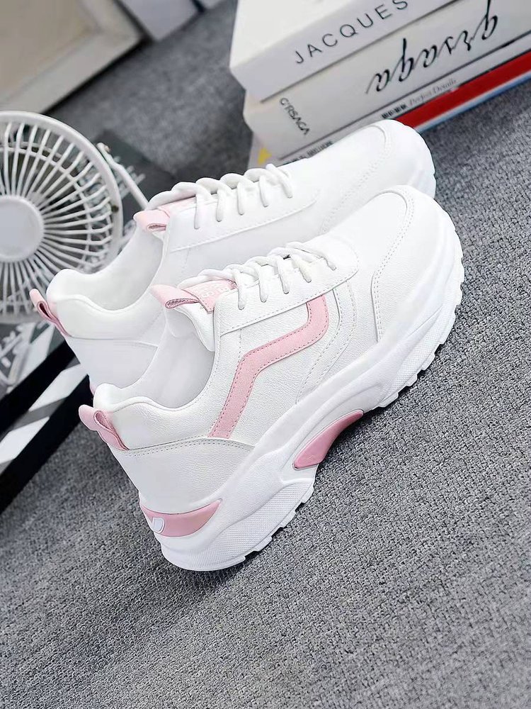 Chaussures en cuir Chaussures de tennis Baskets Semelle en caoutchouc Mesh Chaussures légères_voghion.com