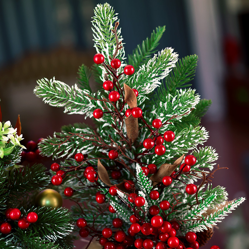 Hjem og have Nye juletræspynt julepynt Kreativ skrivebordsjuletræ Gavepynt Scenearrangement_voghion.com