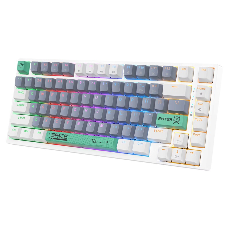 Onikuma G52 Keyboard USB Wired Wireless Game Fashion Rgb Backlit Optical Mechanical Keyboard