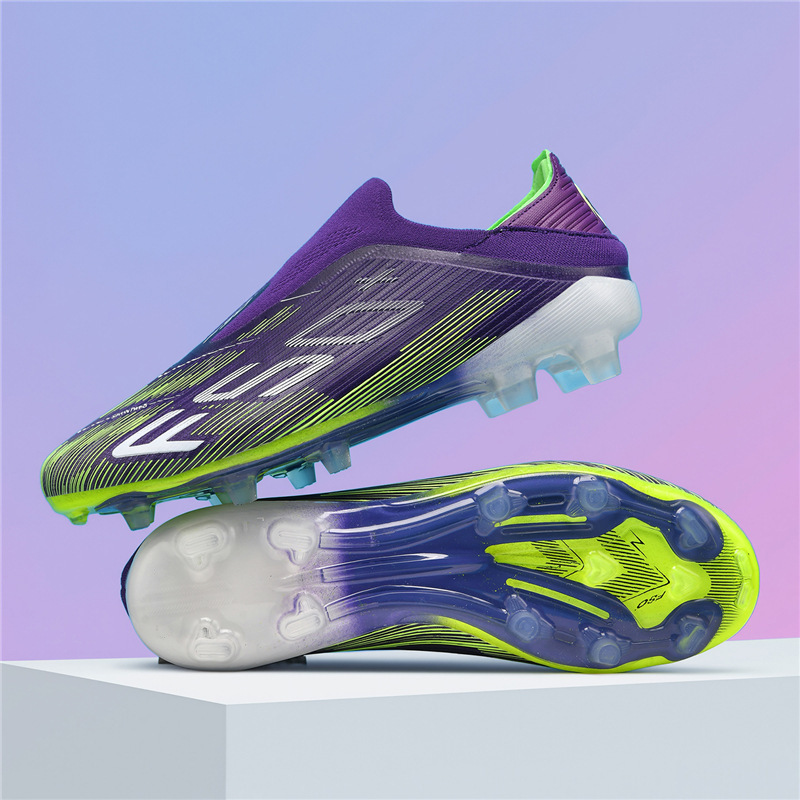 Tenis de Fútbol para Entrenamiento de Caucho Transpirables y Flexibles para Césped Natural y Artificial