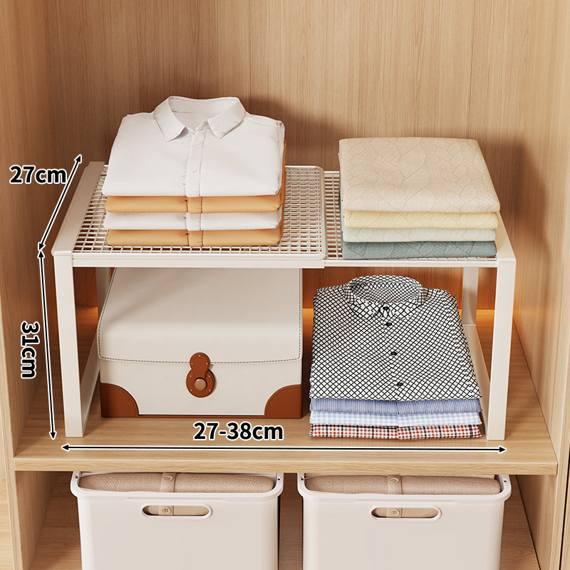흰색 [접이식] 길이 27-38CM, 너비 27CM, 높이 31CM, 단일 레이어