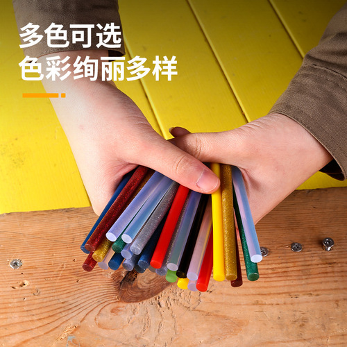 Deli DL390055A/B hot melt glue stick high viscosity hot melt glue household glue stick hot melt glue gun glue strip wholesale