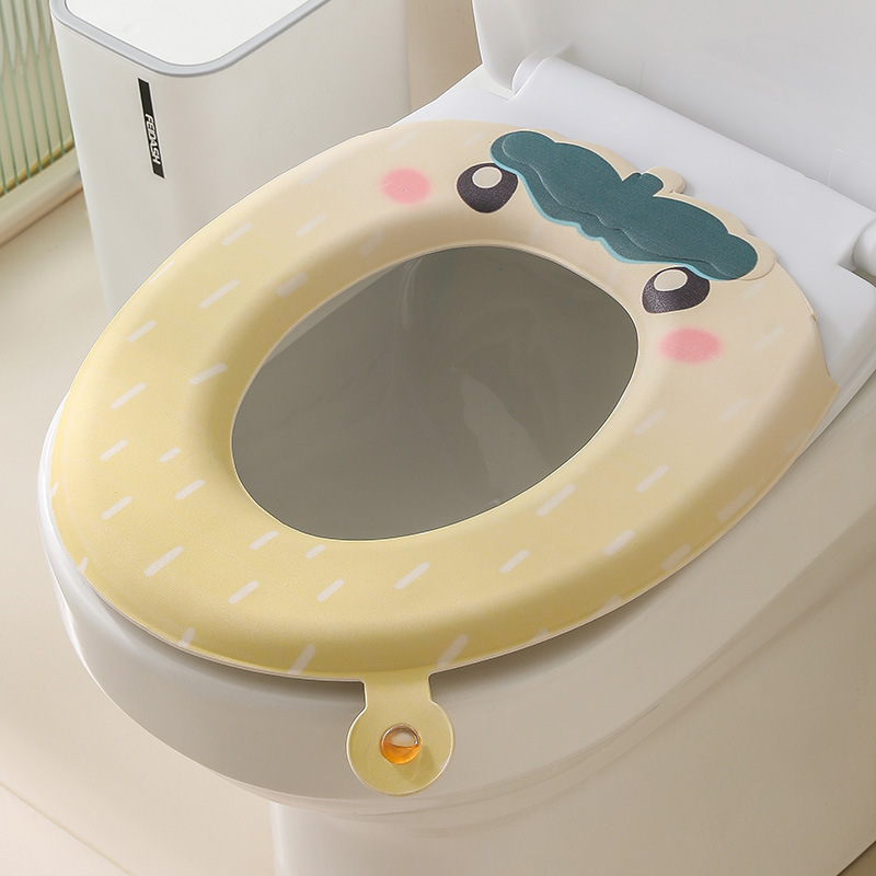 香水トイレマット漫画イチゴ四季ユニバーサル新しい防水便座粘着消臭トイレマット|undefined