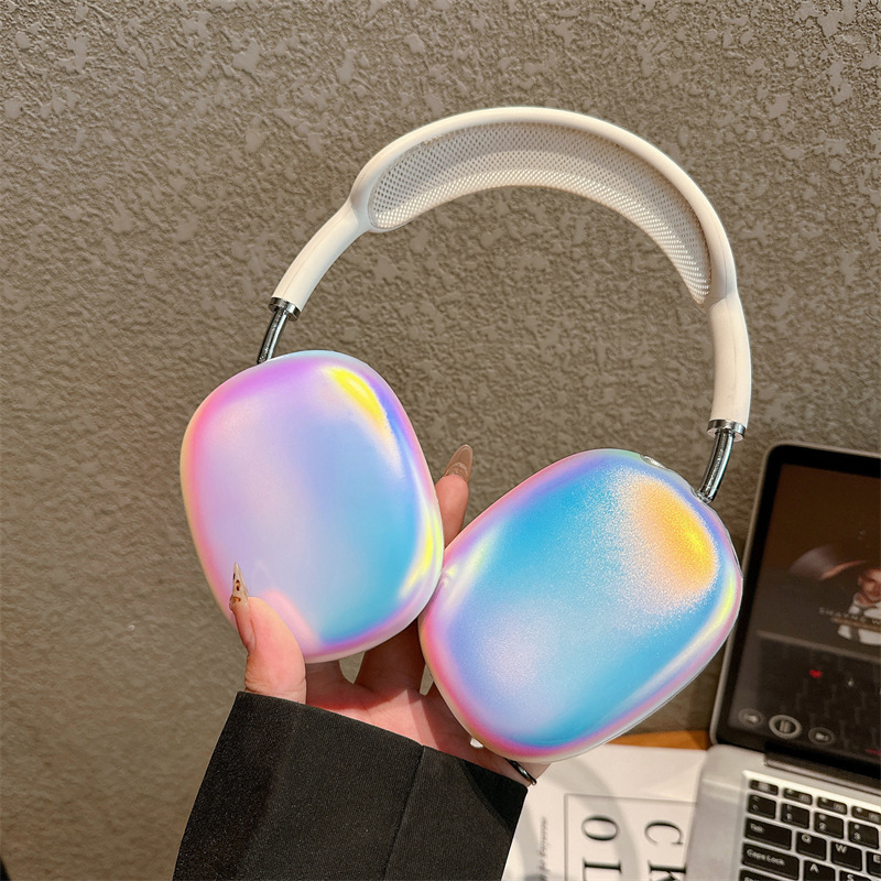 Colorful Electroplated Protective Case for Apple airpods Max Headset Protective Case with Simple airpods Colorful Electroplated Protective Case for Apple airpods Max Headset Protective Case with Simple airpods