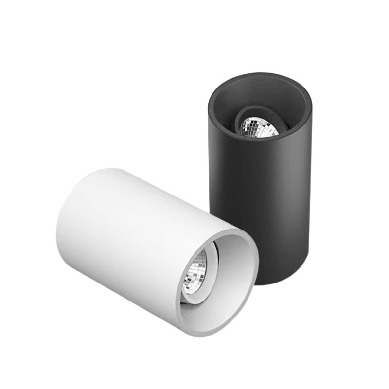 Montado en abierto COB Spotlight ángulo ajustable profundo antideslumbrante led downlight hogar sala de estar Fondo pared techo lámpara de techo redondo