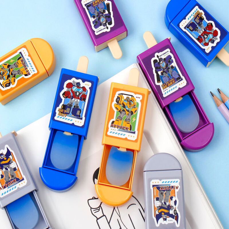 Transformers Magic Box Eraser Cartoon Primary School Students Pull Toy Eraser Children Wipe Clean Modified Wipe Transformers Magic Box Eraser Cartoon Primary School Students Pull Toy Eraser Children Wipe Clean Modified Wipe
