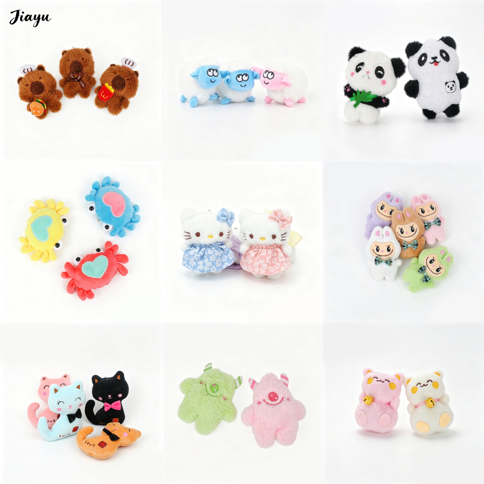 Dije de Peluche de Animales de Terciopelo Corto y Algodón de Fibra image 1