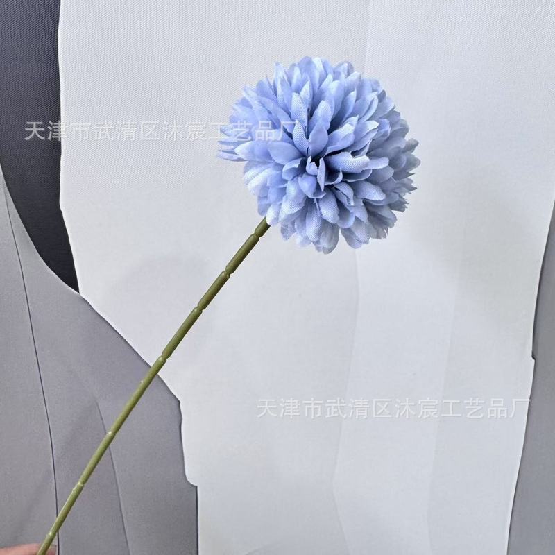 シミュレーション単枝球菊単枝刺球卓球菊タンポポ造花客間鉢植え生け花装飾クロスボーダー|undefined