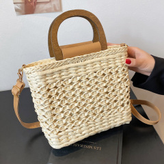 Hollywood star trendy small handbags for women 2021 new fashion woven mesh crossbody straw woven bags stylish shoulder bags