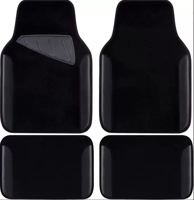 Universal Foot Pad — Car Upper Protection Mats, Stain-Resistant - style-six-black