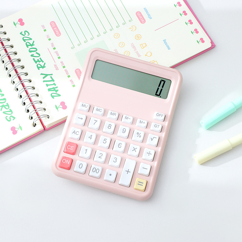 人民教育版電卓 小学生4年生数学教科書 同期コンピュータ財務オフィス電卓|undefined