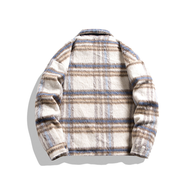 Férfi ruházat Hideg stílusú férfi ruházat, csúcskategóriás nemzeti trendi kabát, férfi könnyű luxus tavaszi és őszi francia páros ruházat, tyúklábmintás kabát_voghion.com