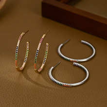 S925����ŷ����߼��ж�ȦŮ�������ݲʺ����Ʒ����ֱ����������