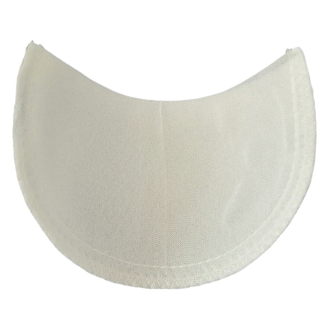 White Sponge Gauze Shoulder Pads for Women's Shirts, Small Suits, Clothing Accessories, Handmade Cotton Shoulder Pads, Garment Accessories
