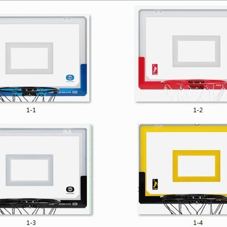 Foldable Large Door Hanger Basketball Board, Indoor Transparent Basketball Board for Dunks, Basketball Hoop Backboard Toy