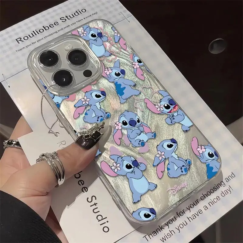 Cute Stitch iPhone16 Feather Yarn Phone Case 15promax Apple 14 Cartoon 13 Fashion Brand 12 Advanced 11 Cute Stitch iPhone16 Feather Yarn Phone Case 15promax Apple 14 Cartoon 13 Fashion Brand 12 Advanced 11