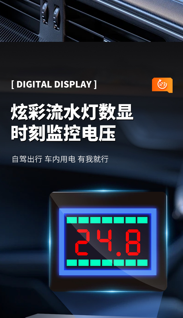 Car Inverter 24V12V to 220V High Power Truck Universal Multi-Function Car Charging Socket Converter