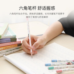 Power S925 cartoon student writing hexagonal rod posture correction pencil, children's writing HB pencil stationery wholesale