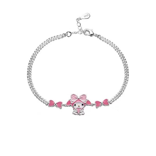 Sanrio Jade Dog Bracelet Melody Trendy Men and Women Versatile Cute Niche Design Best Friend Student Accessories