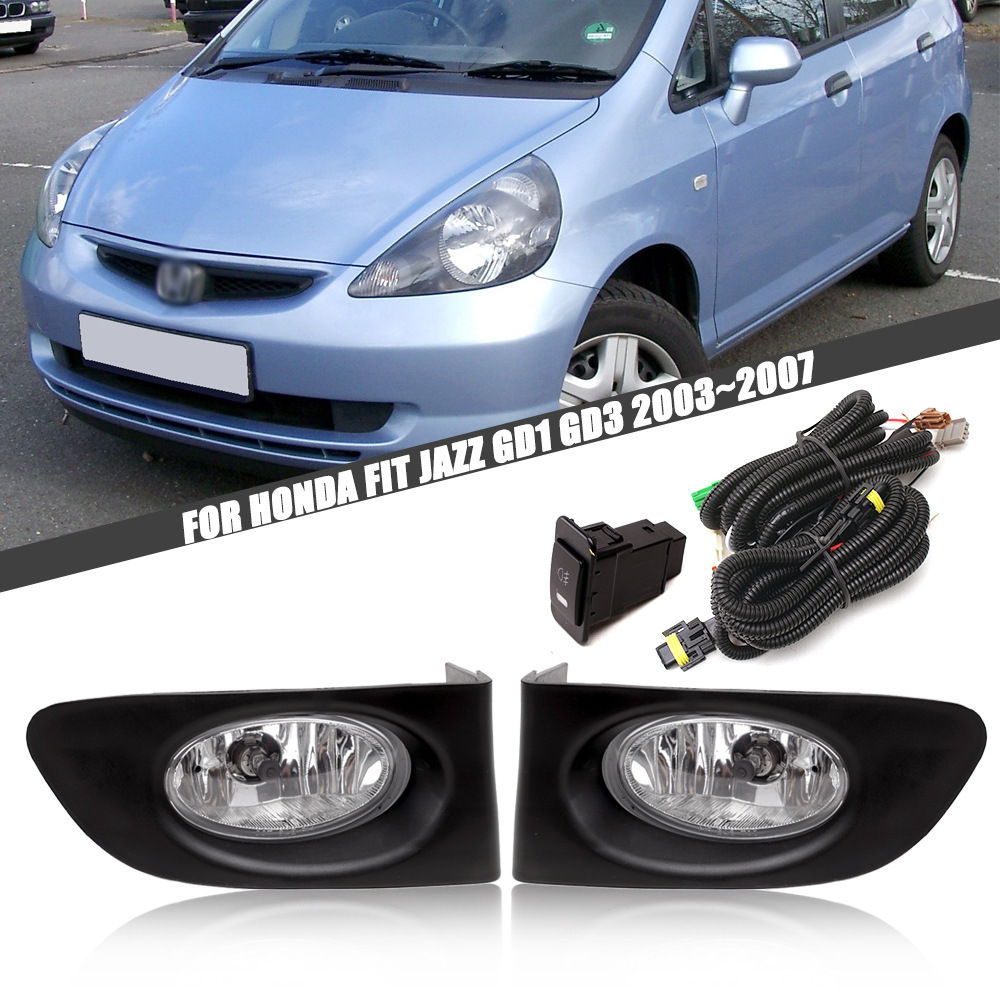 Aplicable a Honda 03 / 04 / 05 / 06 / 07 años viejos tres compartimentos Fitness conjunto de luz de niebla delantera luz diaria luz de barra delantera