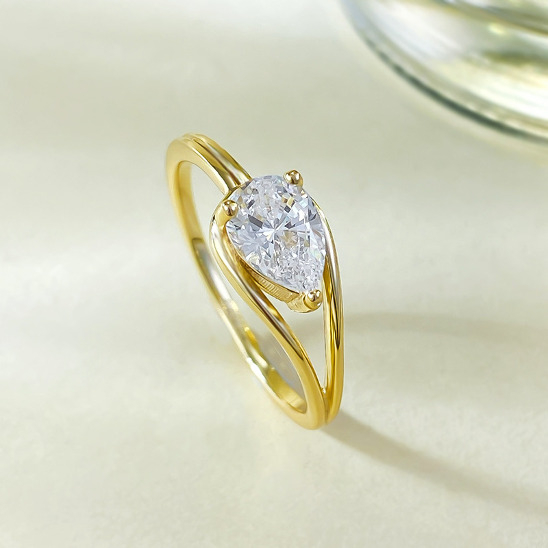 Wedding, Date Occasion 925 Sterling Silver Material 925 Sterling Silver High Carbon Diamond Geometric Rings 925 Sterling Silver Rings