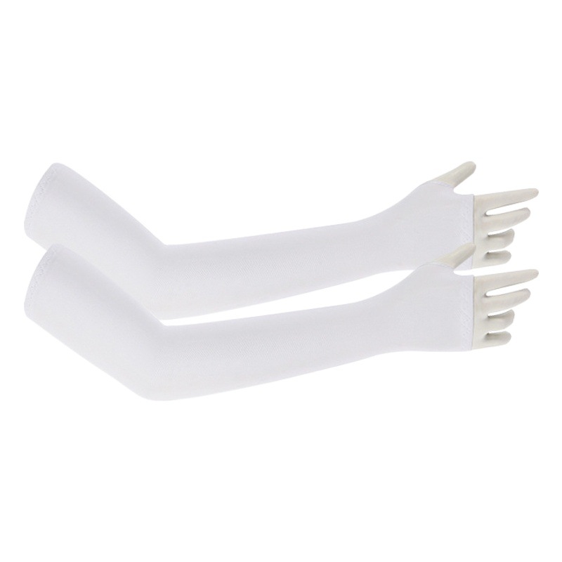 Makino Fei Hu Ice Silk Sun Protection Arm Sleeves Lycra Quick-Dry Fingerless Sports Arm Covers Uv Protection Cycling Ice Sleeves