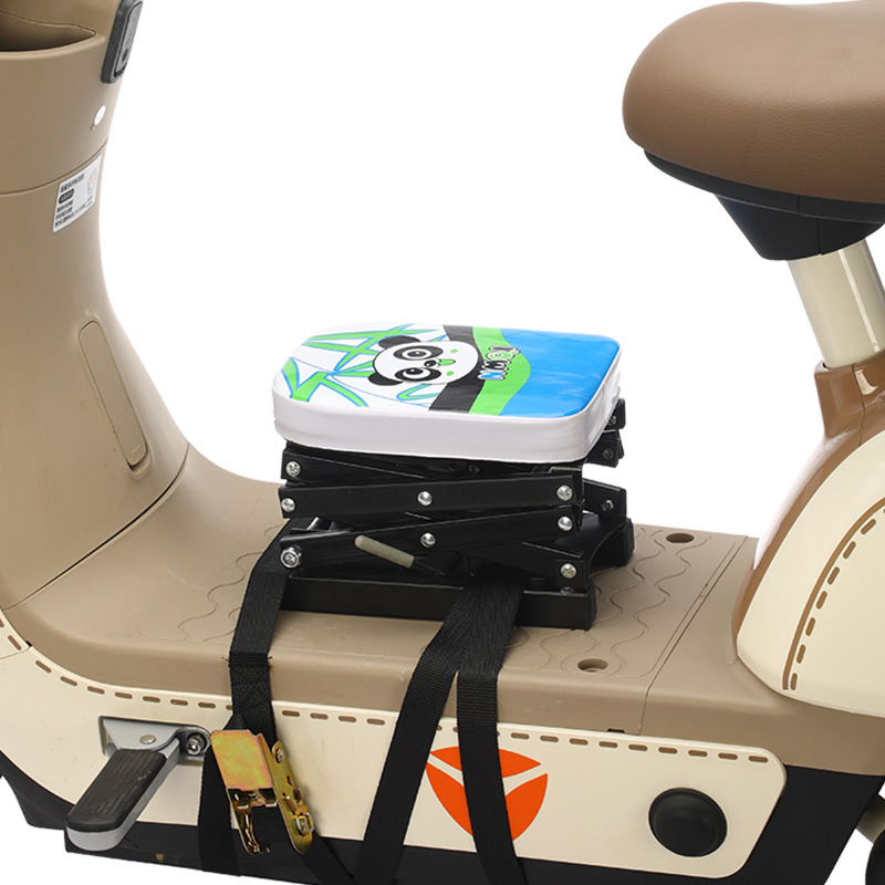 Electric motorcycle scooter electric motorcycle child seat front baby safety child sitting chair battery car stool